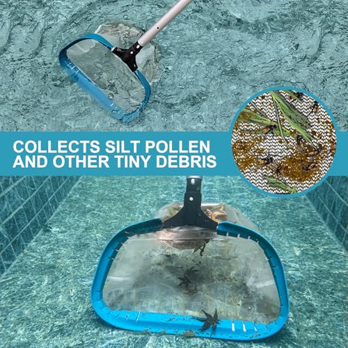 Pool Net - Professional 20" Swimming Pool Leaf Skimmer Rake (No Pole) - size: 20"