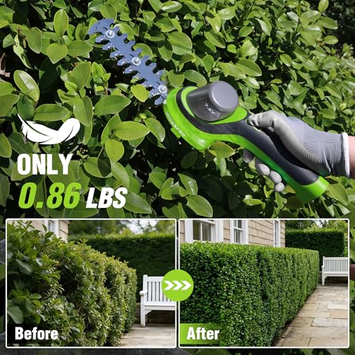 WORKPRO 7.2V 2-in-1 Cordless Hedge Trimmer & Grass Shears - style: Handheld Grass Shear