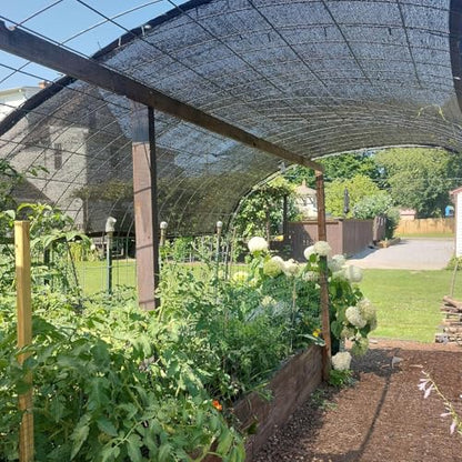 Shade Cloth for Garden Plants Greenhouse, 40-50% Sunblock Neting -for Outdoor Garden Lawn Plant Sun Shade Cloths for Kennel Chicken Coop Easier to Hang Net Cover - size: 3'x6'