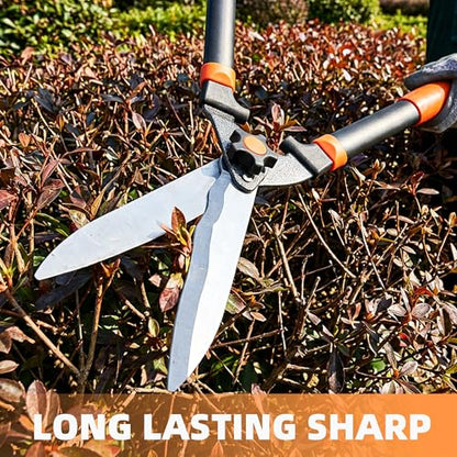 EWPJDK 1-Piece Loppers Hedge Shears Pruners Heavy Duty Combo Clippers - color: Black