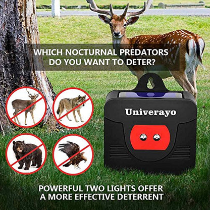 Coyote Deterrent Solar Predator Control Light 2 Pack