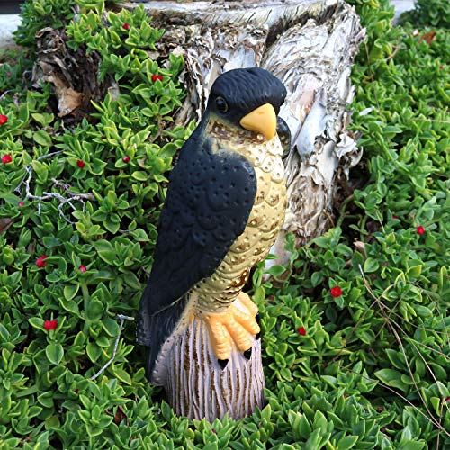 GiftExpress 13.5" Scarecrow Eagle Falcon Hawk Decoy, Pest Repellent, Bird Control, Bird Deterrent, Garden Protectors, Repeller, Eagle Garden Décor