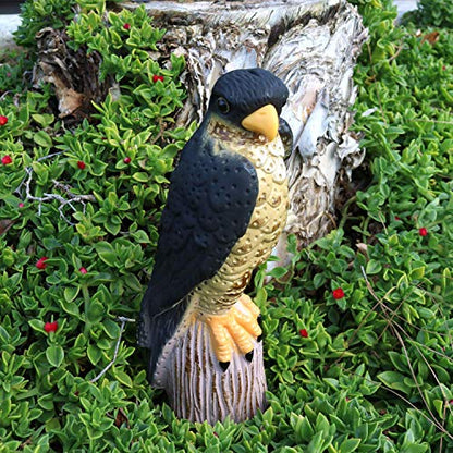 GiftExpress 13.5" Scarecrow Eagle Falcon Hawk Decoy, Pest Repellent, Bird Control, Bird Deterrent, Garden Protectors, Repeller, Eagle Garden Décor