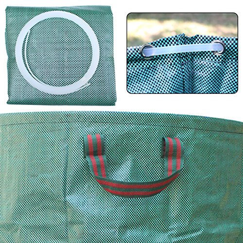 10-Pack 72 Gallons Garden Bag Heavy Duty Gardening Bags, Lawn Pool Garden Leaf Waste Rubbish Plants Grass Bag (5 X 72Gallons) - size: 5 Count (Pack of 2)