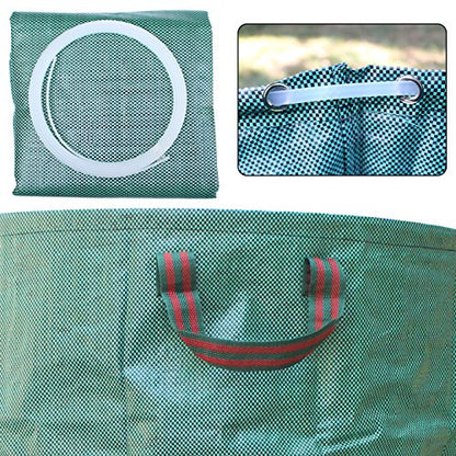 10-Pack 72 Gallons Garden Bag Heavy Duty Gardening Bags, Lawn Pool Garden Leaf Waste Rubbish Plants Grass Bag (5 X 72Gallons) - size: 5 Count (Pack of 2)