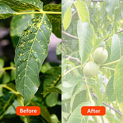 Alpurple Insect Bird Barrier Netting Mesh- 20 x 10 Feet Garden Bug Netting Plant Cover for Protect Plant Fruits Flower from Insect Bird Eating - color: 20 X 10 Ft