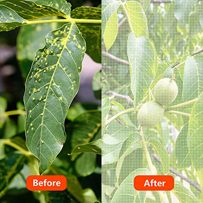 Alpurple Insect Bird Barrier Netting Mesh-10 x 15 Feet Garden Bug Netting Plant Cover for Protect Plant Fruits Flower from Insect Bird Eating - color: 10 X 15ft