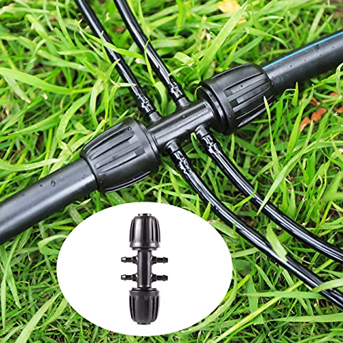 20 Pcs Barbed 6-Way 1/2 Inch to 1/4 Inch Irrigation Tube Fittings - size: 1/2 inch to 1/4 inch Barbed six-way