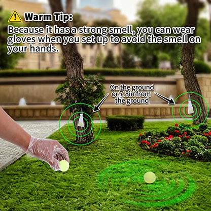USKICH 10 Pack Snake Away Repellent, Snake Repellent Balls for repelling Snakes Rats and Other Pests, for Yard Lawn Garden Camping Fishing, Natural Plant Formula Pest Insect Control(Recipe Upgrade)… - color: Yellow-snake