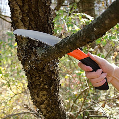 A.M. Leonard Tri-Edge Folding Pruning Saw, 7-inch Curved Blade