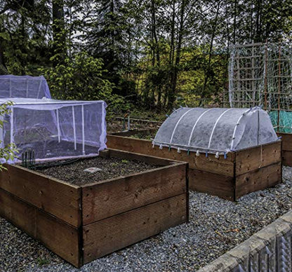 Garden Netting Bird Net 8x25Ft for Bug Protection - size: 8'x25'