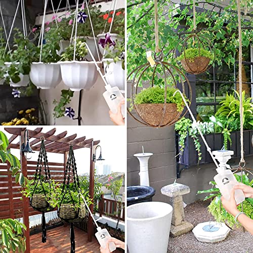 BKSAI Hanging Plant Plant Watering Bottle Update Multifunction Watering can with Long Spout Can Anti-backflow Watering System | Indoor or Outdoor | U.S.A Patent Design - color: 500ml