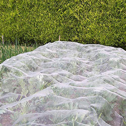 Garden Netting, Plant Covers 10x33Ft Net Ultra Fine Mesh Pest Barrier Net - size: 10ftx33ft