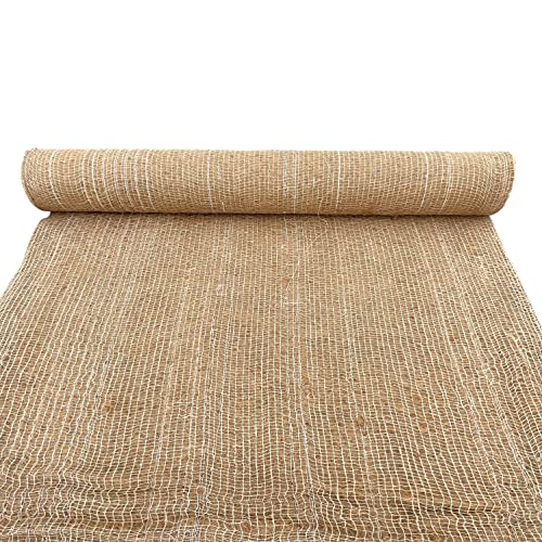 Sandbaggy Coconut Erosion Control Blanket – 3.75 ft x 120 ft Coir Mat for Soil Retention, Slope Stabilization, Plant Growth & Ground Cover – Ideal for Hillsides & DOT Projects - 10 Rolls (4,500 sq ft) - size: 10 Rolls (4,500 sq ft)