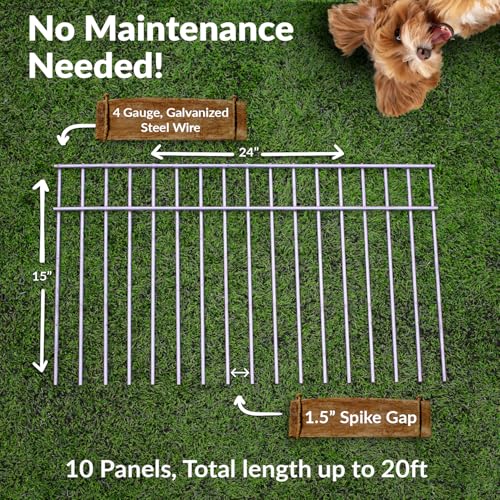 Dig Defence Original Animal Barrier Garden Fence, X-Large, 10 Pack - size: 10 Count