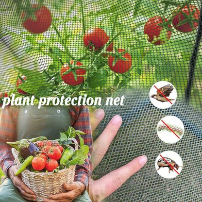Poray Large Tunnel 10FTx6FT Plant Netting Cover, 6FT Tall Crop Cage Tomato Netting,Pest Guard Cover for Vegetables &Fruits,Durable Gardening Net for Plant and Animal - style: 122*73*73 inches Tunnel Net