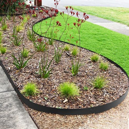Metal Garden Edging 12 Inch Tall,Steel Landscape Edging 6 Packs - size: 12 inch