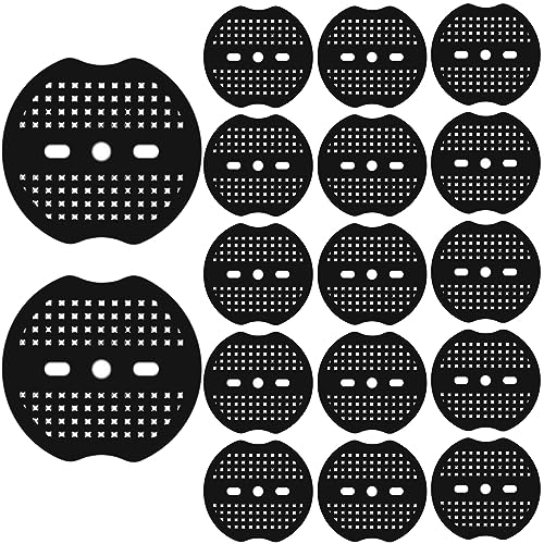 Gisafai 200 Pcs Landscape Staple Gasket for Weed Barrier, Black
