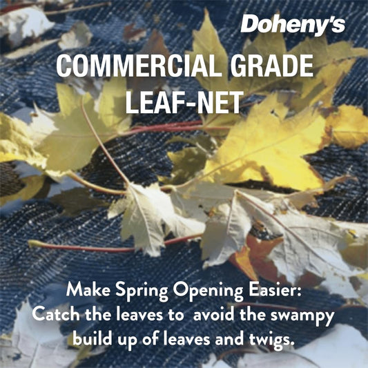 Doheny’s Professional Grade Leaf Nets for Above Ground Pools – 12' Round – Makes Clean-Ups Fast – Lightweight, Versatile & Durable – Keeps Leaves Out - size: 12' (Round)
