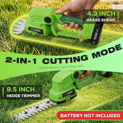 21V Cordless Hedge Trimmer, 2 in 1 Handheld Bush Trimmer Compatible with MAKITA 21V Battery(Battery not Included), Electric Grass Shear for Garden Yard Lawn Care, Powerful & Lightweight - size: Hedge Trimmer Only