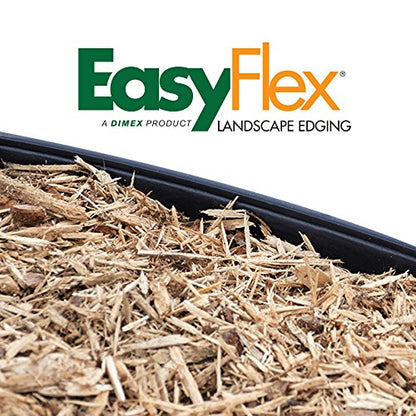 EasyFlex No-Dig Landscape Edging Kit - 100 ft., Black - style: 100 ft traditional