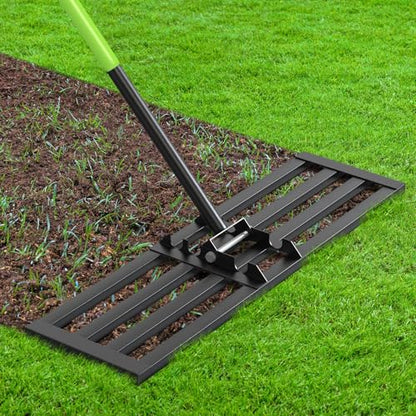Seeutek Lawn Leveling Rake, 35" x 10" Heavy Duty Ground Leveler - size: 35"*10"