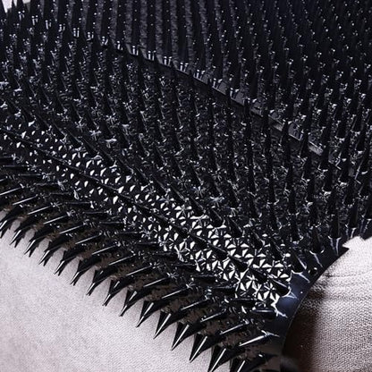 Nuanchu 16 Pack Cat Mat with Spikes, Pet Deterrent Outdoor, Black - color: Black