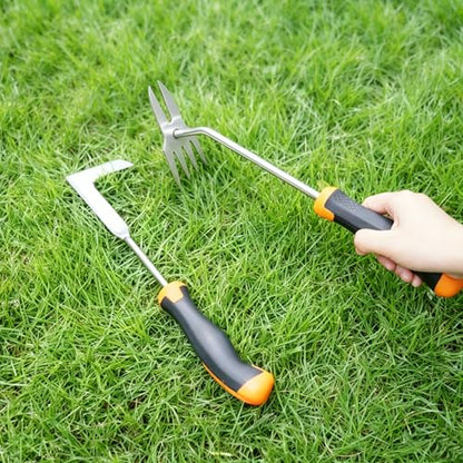 Weed Puller Tool, 2PCS Crack Weeder Garden Weed Pulling Tools Kit
