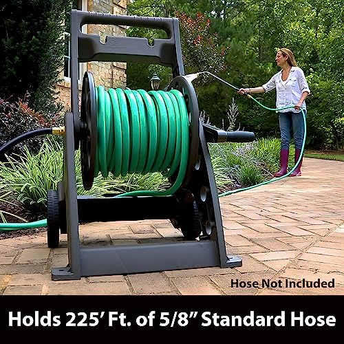 Liberty Garden Products 514 Two Wheel, Hose Cart, Plastic,bronze (Assembly required)