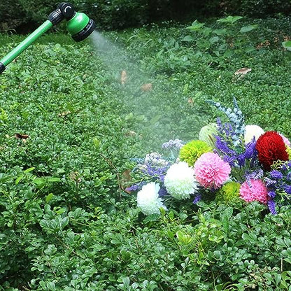 STYDDI Watering Wand for Garden Hose, Lightweight Metal Turret Wand, Green - color: Green