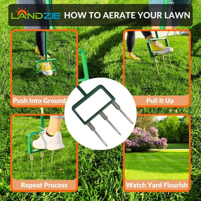 Landzie - Lawn Aerator Replacement Tines, 3 Spike Tines - size: Spike Tine Replacements