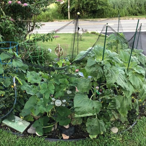 Junflying Bird Netting, 10x30 FT – 1/2" Mesh, Woven Garden Netting - size: 10x30 FT-1/2"