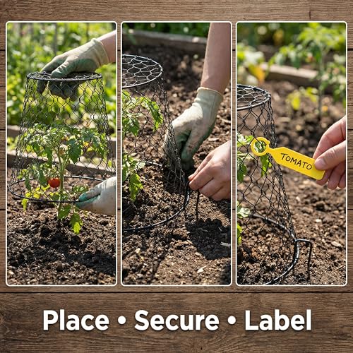 DHAMPOOH Garden Cloches for Plants, Outdoor Plant Protectors, 4 Pack - size: Pack of 4