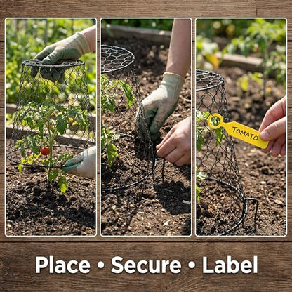 DHAMPOOH Garden Cloches for Plants, Outdoor Plant Protectors, 4 Pack - size: Pack of 4