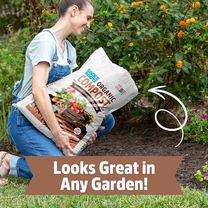 Back to the Roots 25.7qt (1 Cubic ft) Organic Premium Compost - size: 25.7 quart, style: Compost