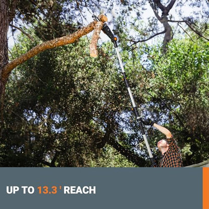 WORX Cordless Pole Saw, 20V 8" Chainsaw, WG349.9 - style: Battery + Charger Not Included