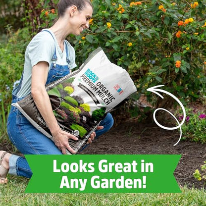 Back to the Roots 25.7qt (1 Cubic ft) Organic Premium Mulch - size: 25.7 quart, style: Mulch