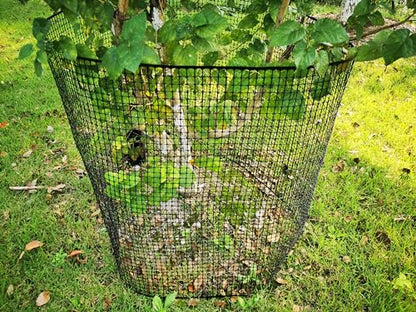 PotatoLife Black Plastic Garden Fence, Hardware Mesh, 4' x 50' - color: Black, size: 4' x 50'