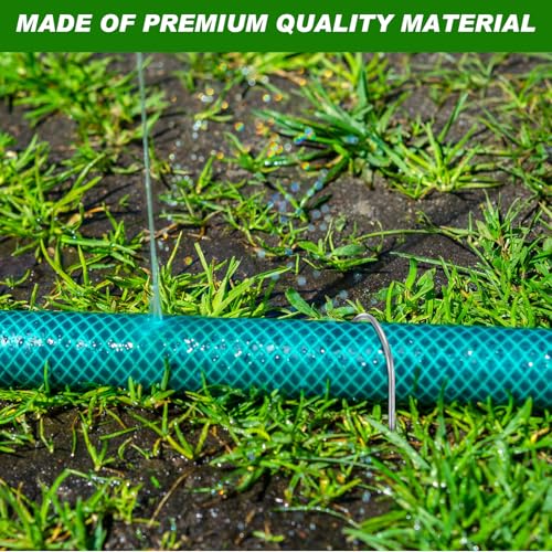 Tandefio 200 Pack 6 Inch Drip Irrigation Tubing Stakes Garden Pins