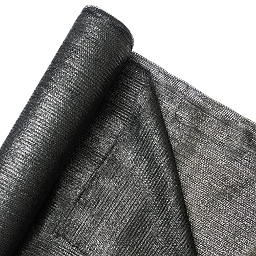 5'10"x100 ft 60% Eyelets Shade Cloth Roll - size: 60% - 5'10"x100 FT - BLK