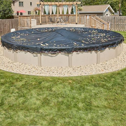 Doheny’s Professional Grade Leaf Nets for Above Ground Pools – 26' Round – Makes Clean-Ups Fast – Lightweight, Versatile & Durable – Keeps Leaves Out - size: 26' (Round)