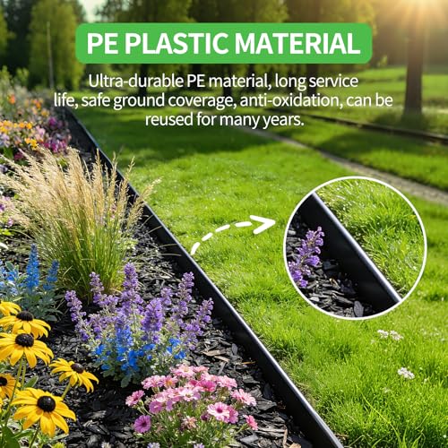 Kryonix 4 in x 150 ft Landscape Edging with Stakes - size: 4IN x 150FT
