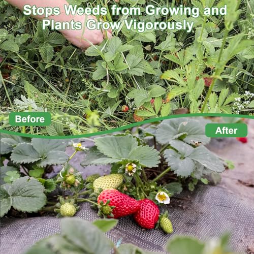 Mupera Weed Barrier Fabric 3x300FT, 3.8oz UV Ground Cover