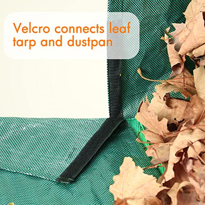 Gardzen 2 Pack 53 Gallon Yard Waste Bags Reusable Heavy Duty