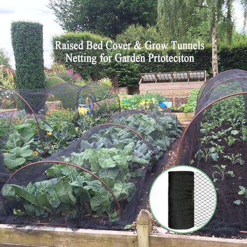 Bird Netting 20x20 Ft, 1/2 in Mesh Heavy Duty Garden Netting - size: 20×20 FT