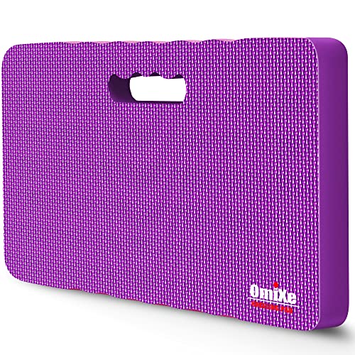 Comfy Extra Large Thick Waterproof Gardening Kneeling Pad Foam Kneeler Mat Garden Knee Pad Cushion for Gardening Planting Yard Work Prayer Yoga Mechanic Workout Baby Bath - color: Purple, size: 1 Pack
