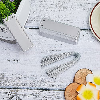 Ripeng Aluminum Metal Plant Labels Tree Tags Writable
