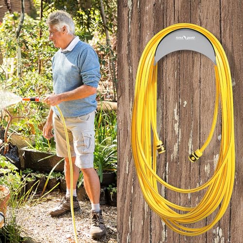 FLORA GUARD 2 Pack Garden Hose Holder, Heavy Duty Hose Hanger - color: 2Pack Gray