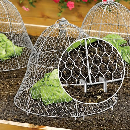 AAGUT Landscape Staples 12 Inch Galvanized Anti-Rust Garden Stake 11 Gauge - color: Silver, size: 12'' x 25Pcs-11Ga