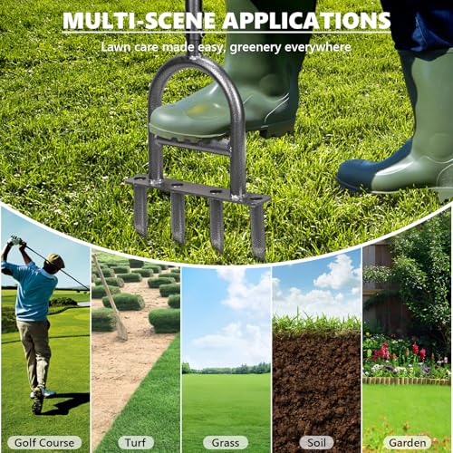 2-in-1 Lawn Aerator Weed Puller